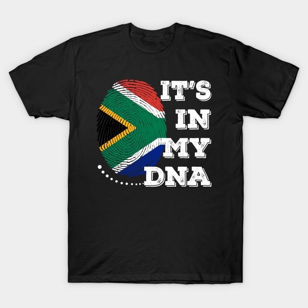 It'S In My DNA South Africa ,DNA South Africa A Genetic Portrait Of South Africa T-Shirt by ZACSHOPP